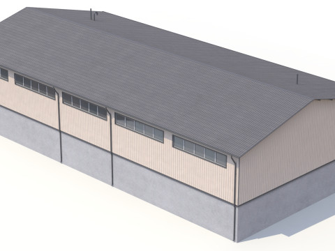 工業用ビル40 3Dモデル