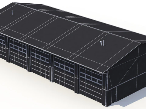 Industrial Building 40 3D Model