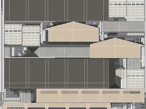 Industrial Building 40 3D Model