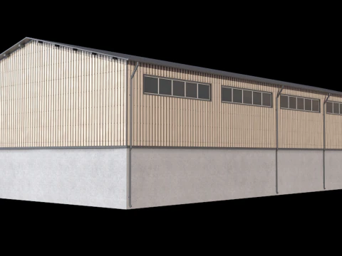 Industrial Building 40 3D Model