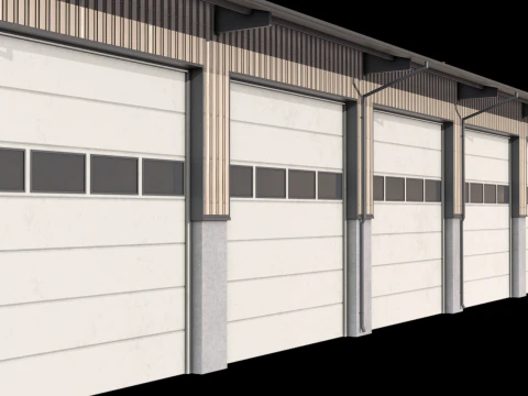 Industrial Building 40 3D Model