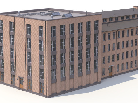 Residential Building 2 PBR 3D Model