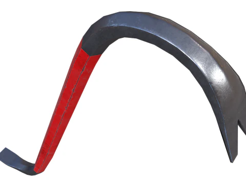 PBR pronto per il gioco Crowbar Modello 3D