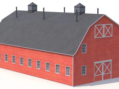 Fabbricato agricolo 46 PBR Modello 3D