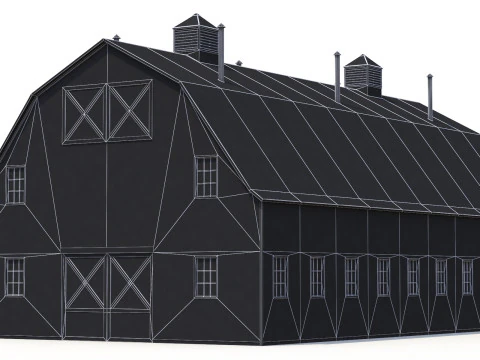 Fabbricato agricolo 46 PBR Modello 3D