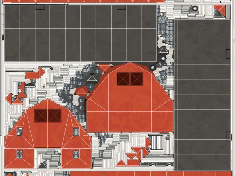 Fabbricato agricolo 46 PBR Modello 3D