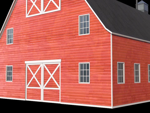 Fabbricato agricolo 46 PBR Modello 3D