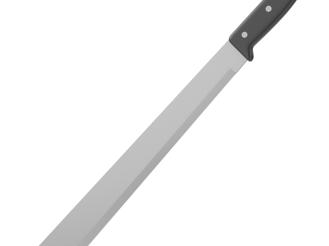 Machete Modello 3D