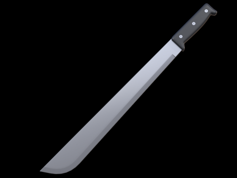 Machete Modello 3D