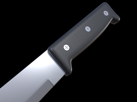 Machete Modello 3D