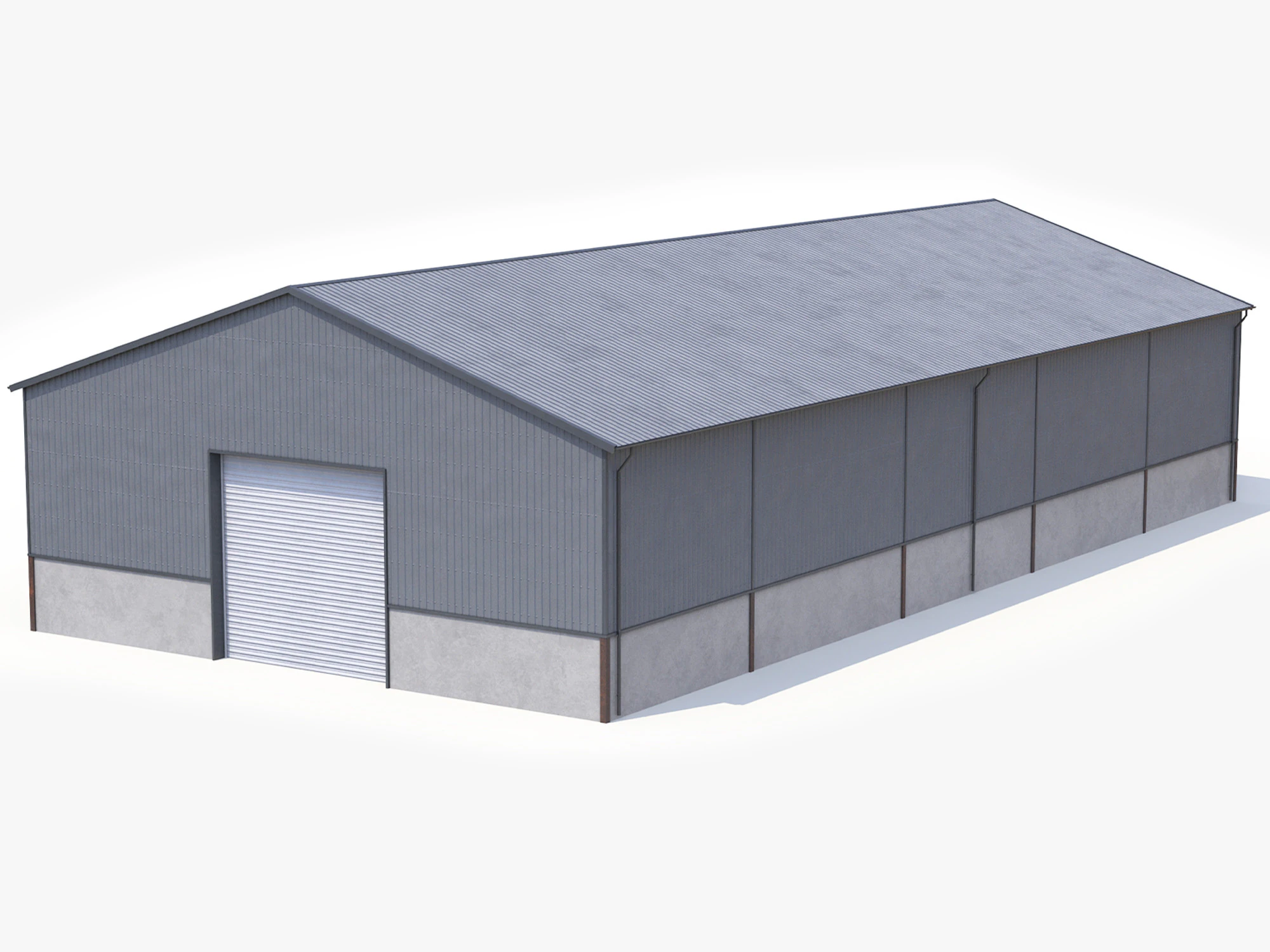 Gedung Industri 46 PBR Model 3D .c4d .max .obj .3ds .fbx .stl .blend