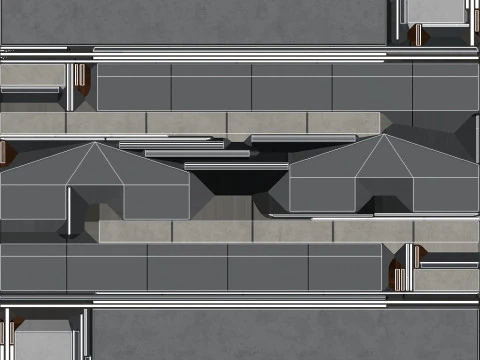 Gedung Industri 46 PBR Model 3D