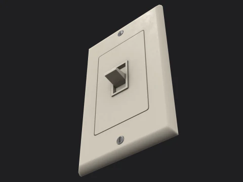 Light Switch Game Ready PBR 3D Model