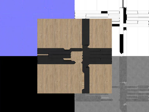 अलमारियाँ पीबीआर 3D मॉडल