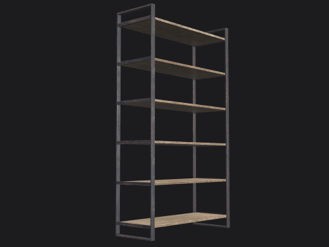 पुरानी अलमारियां खेल के लिए तैयार पीबीआर 3D मॉडल