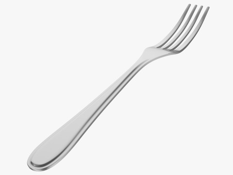 フォークPBR 3Dモデル