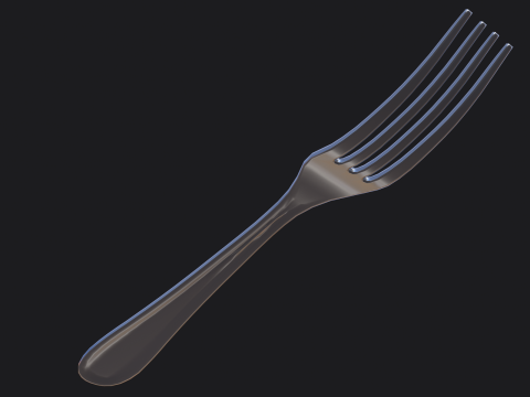 Forcella PBR Modello 3D