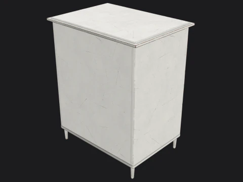 Wood Cabinet Game Ready PBR 3D Model