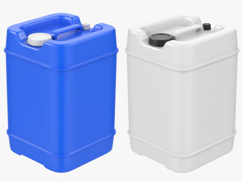물 저장 용기 PBR 3D 모델