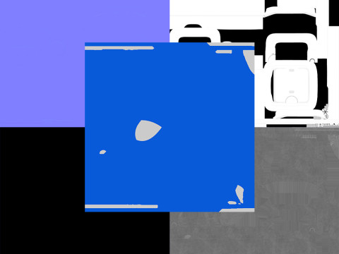 जल भंडारण कंटेनर पीबीआर 3D मॉडल