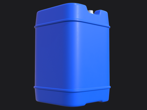 जल भंडारण कंटेनर पीबीआर 3D मॉडल