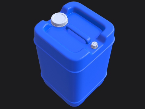 जल भंडारण कंटेनर पीबीआर 3D मॉडल