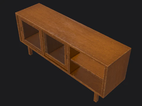 Sideboard Game Ready PBR 3D Model