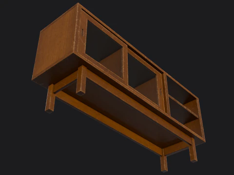 Sideboard Game Ready PBR 3D Model