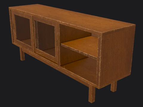 Sideboard Game Ready PBR 3D Model