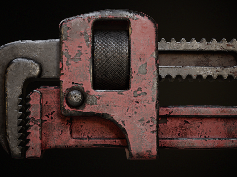 Pipe Wrench Modèle 3D