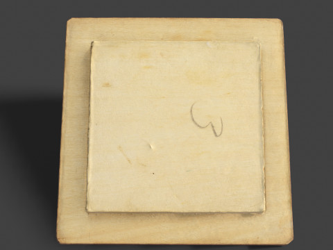 Vintage Wooden Storage Container Modelo 3D
