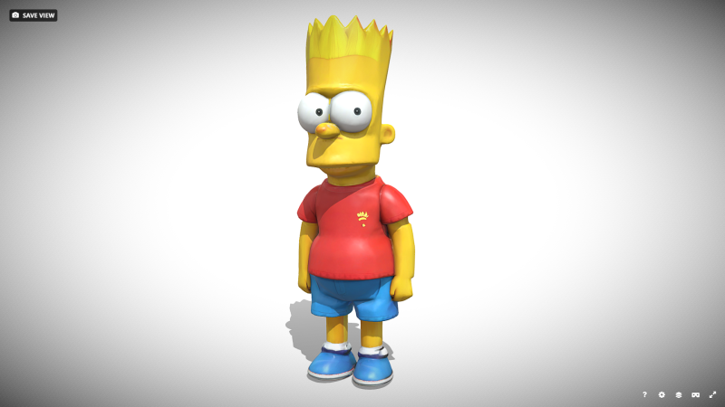 Bart 3D Model .c4d .max .obj .3ds .fbx .stl .blend 