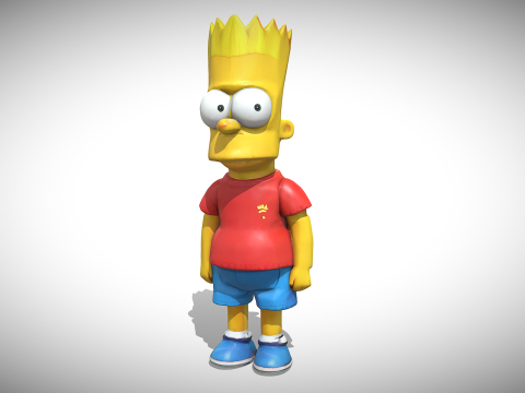 Bart 3D 模型