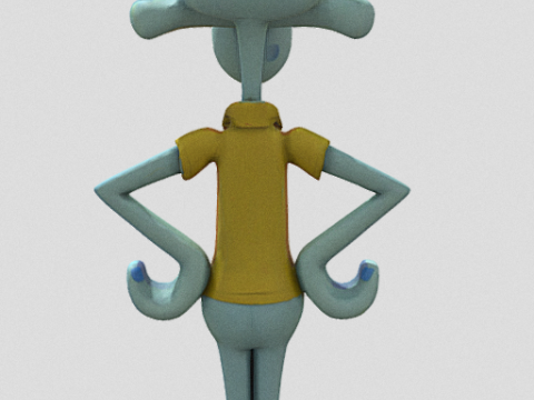 Squidward Modelo 3D