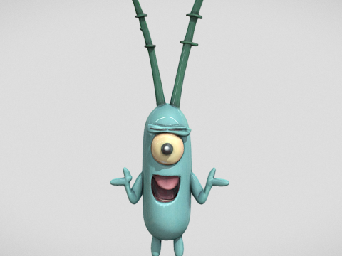 Plankton Modèle 3D