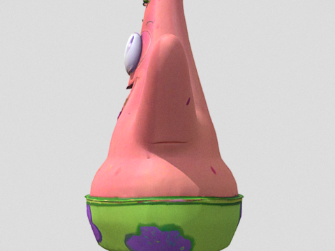 Patrick Star 3D-Modell