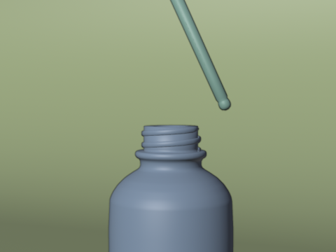 Skin care bottle Model 3D