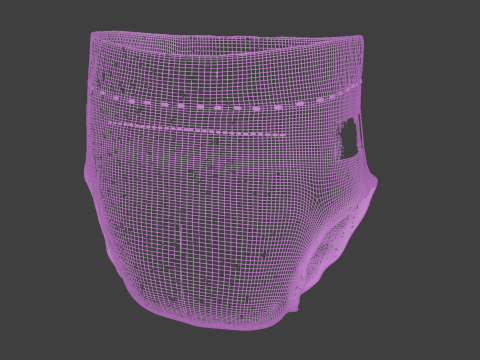 Diaper Model 3D