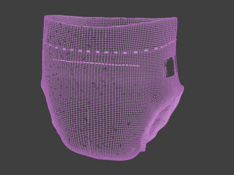 Diaper 3D Model