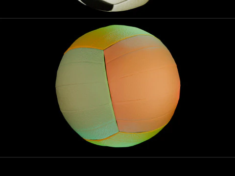 Football, volley-ball et basket-ball Modèle 3D