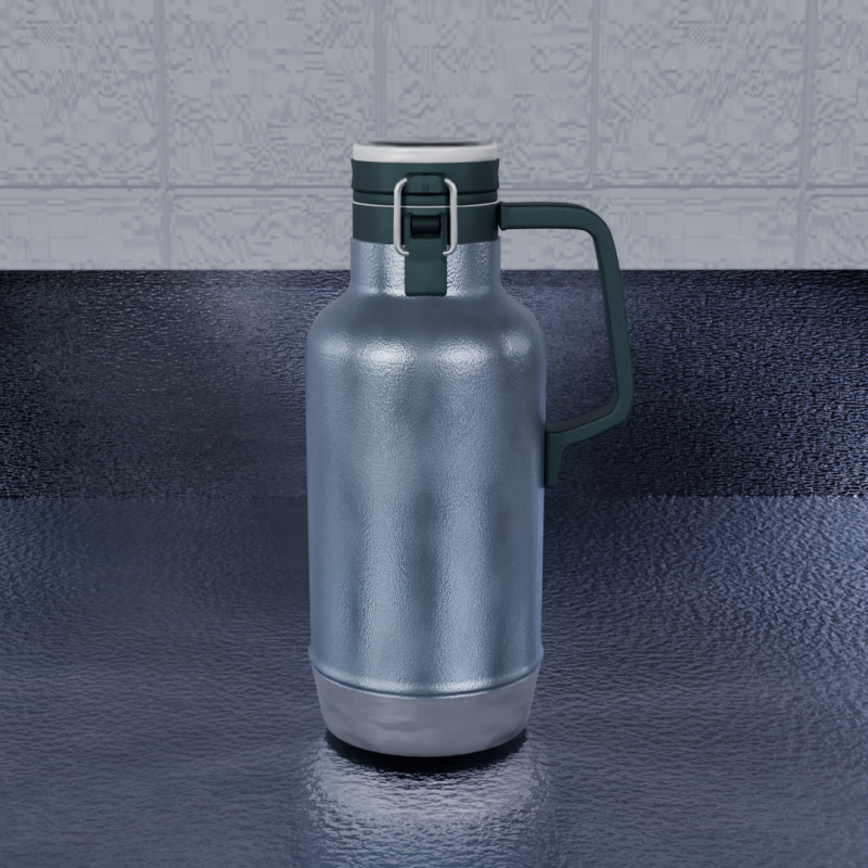 Thermos 3D Model .c4d .max .obj .3ds .fbx .stl .blend