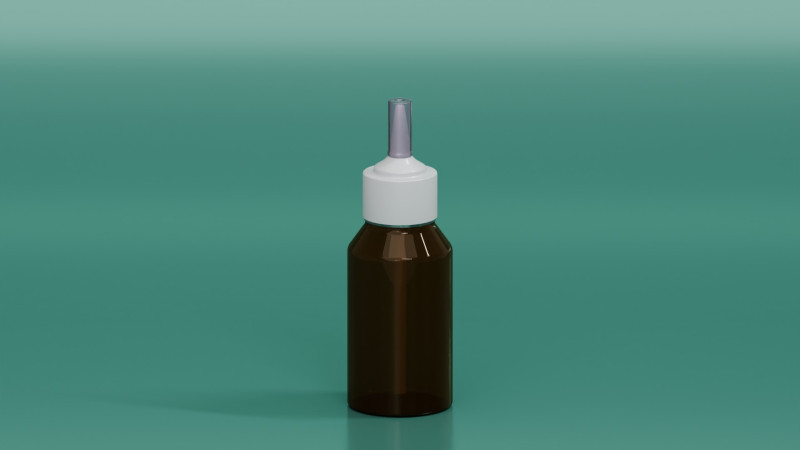 Nasal Spray Bottle Modelo 3D .c4d .max .obj .3ds .fbx .stl .blend