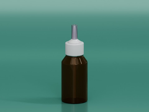 Nasal Spray Bottle 3D Модель
