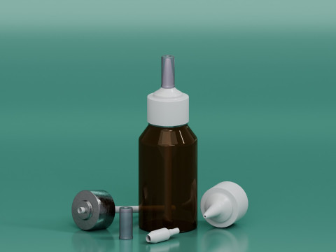 Nasal Spray Bottle Modelo 3D