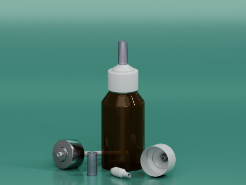 Nasal Spray Bottle Modelo 3D