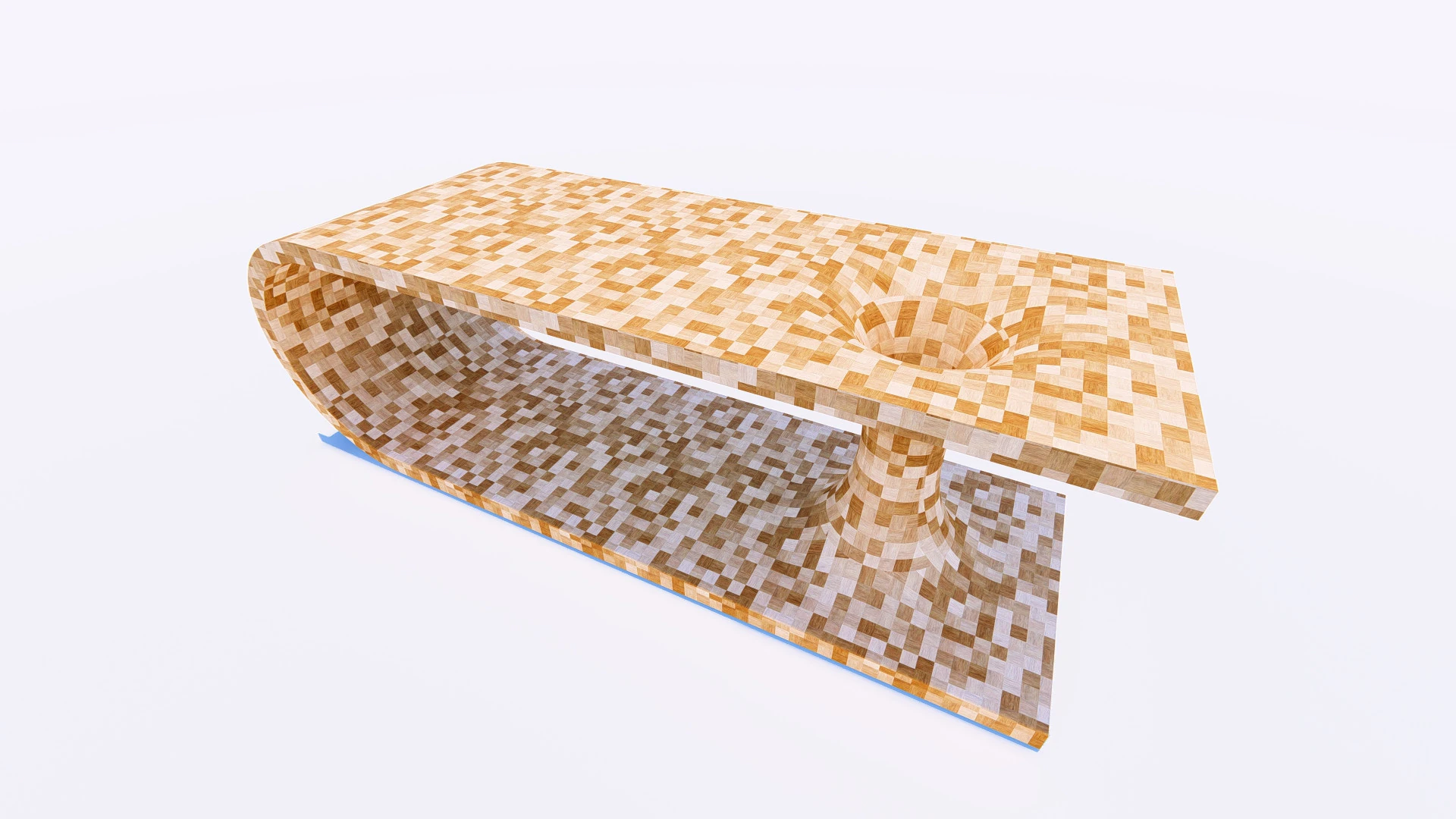 Wormhole table 3D Model .c4d .max .obj .3ds .fbx .stl .blend 