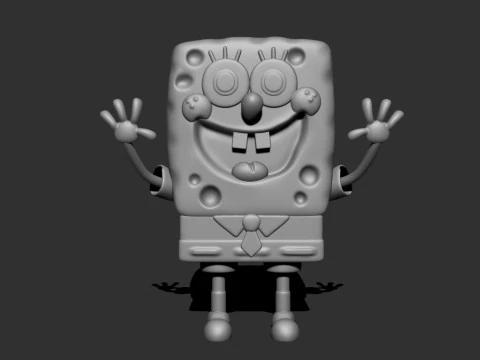 Губка Боб 3D Принт Модель