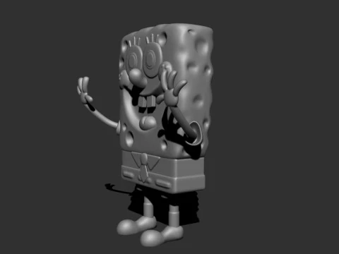 Sponge bob 3D Print Model