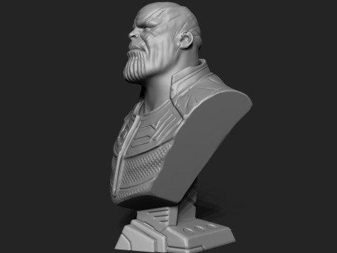 Thanos Bust 3D print model 3D print model 3D प्रिंट मॉडल