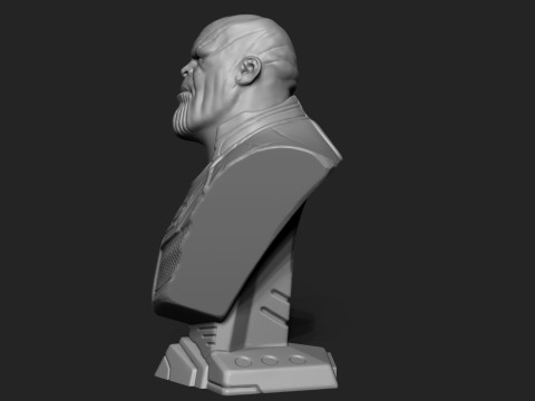 Thanos Bust 3D print model 3D print model 3D प्रिंट मॉडल